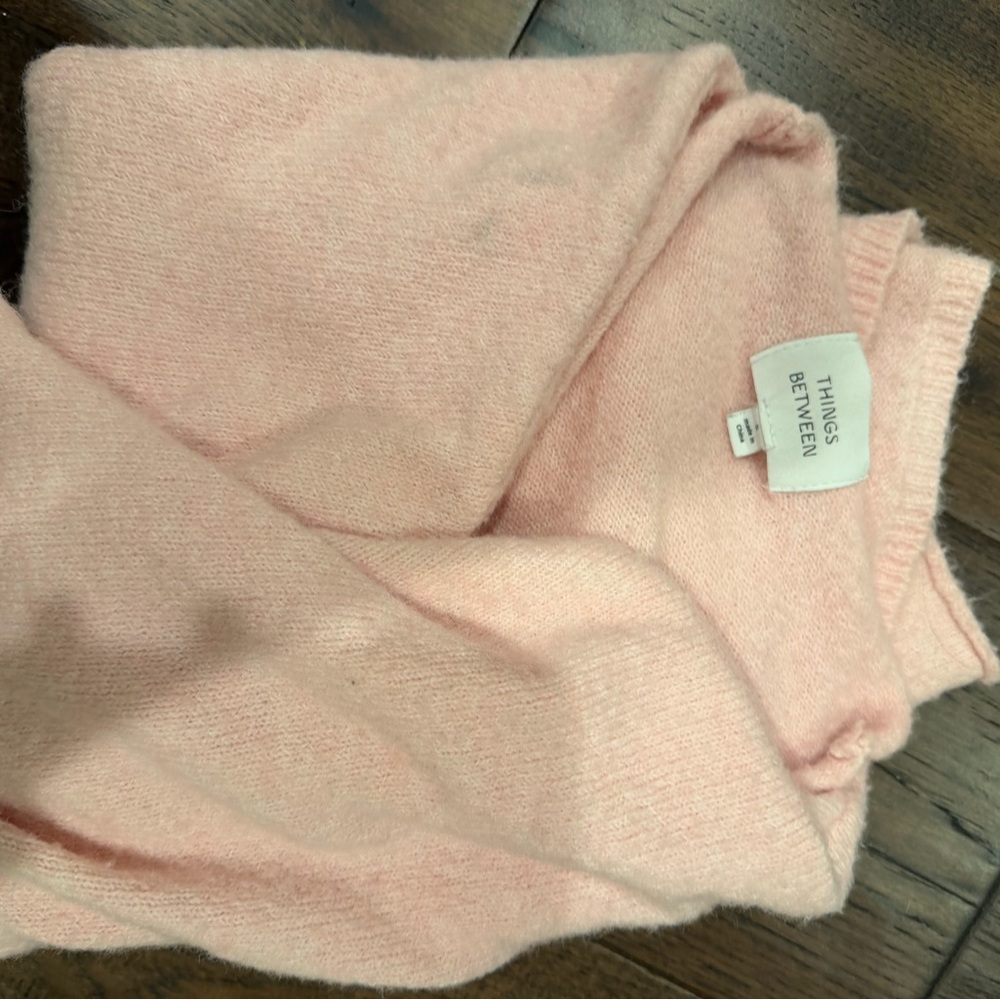 Things Between Pink Cardigan Size Small Pink